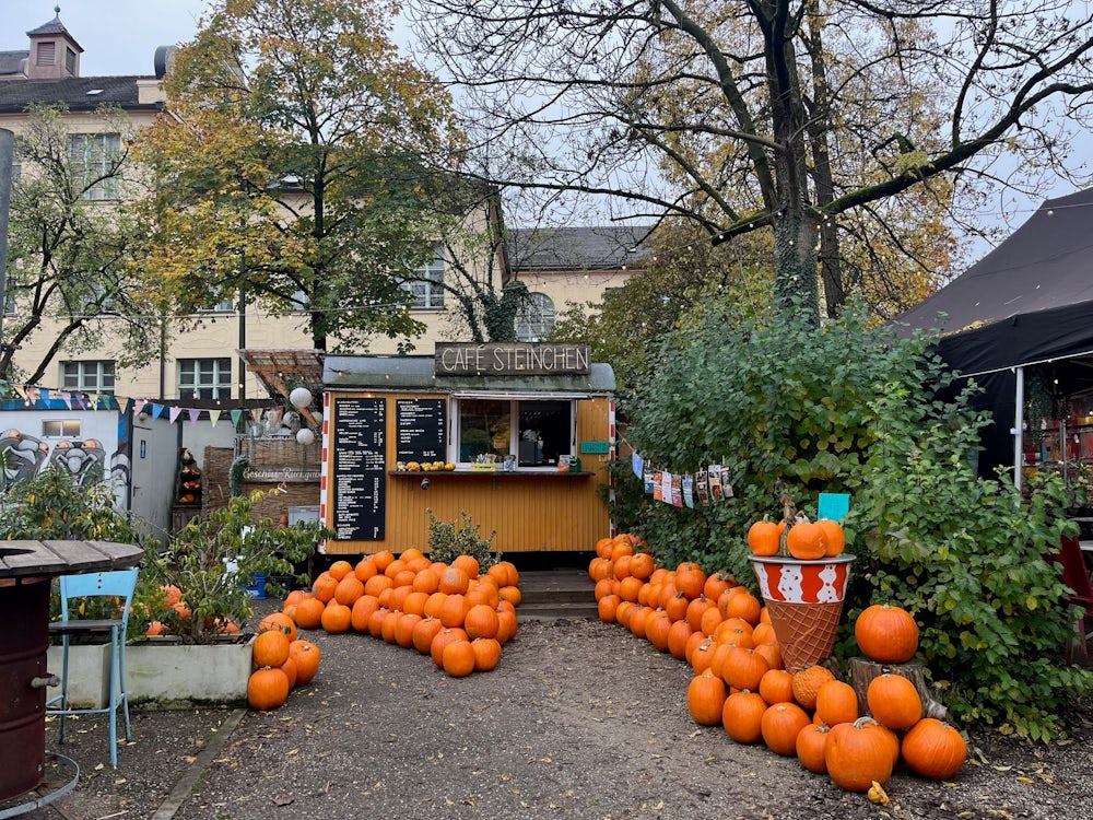 Auch heuer findet wieder das Kürbisschnitzen im Café Steinchen statt.