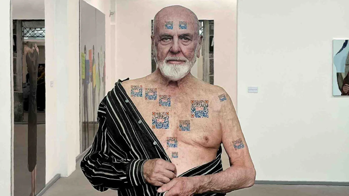 Kunst und KI: Ein 92-jähriger Maler weist der Kunstszene den Weg in die Zukunft - München