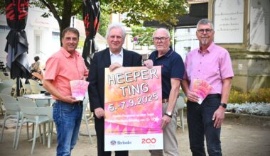 Im Heeper Ortskern treffen sich Kunst, Musik und Handel