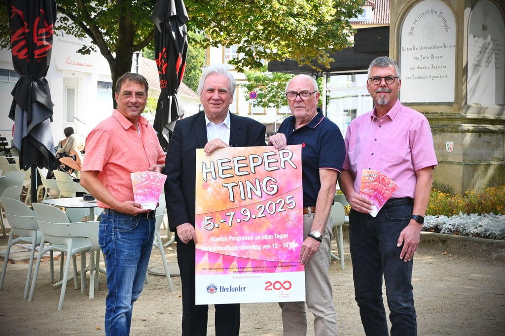 Im Heeper Ortskern treffen sich Kunst, Musik und Handel