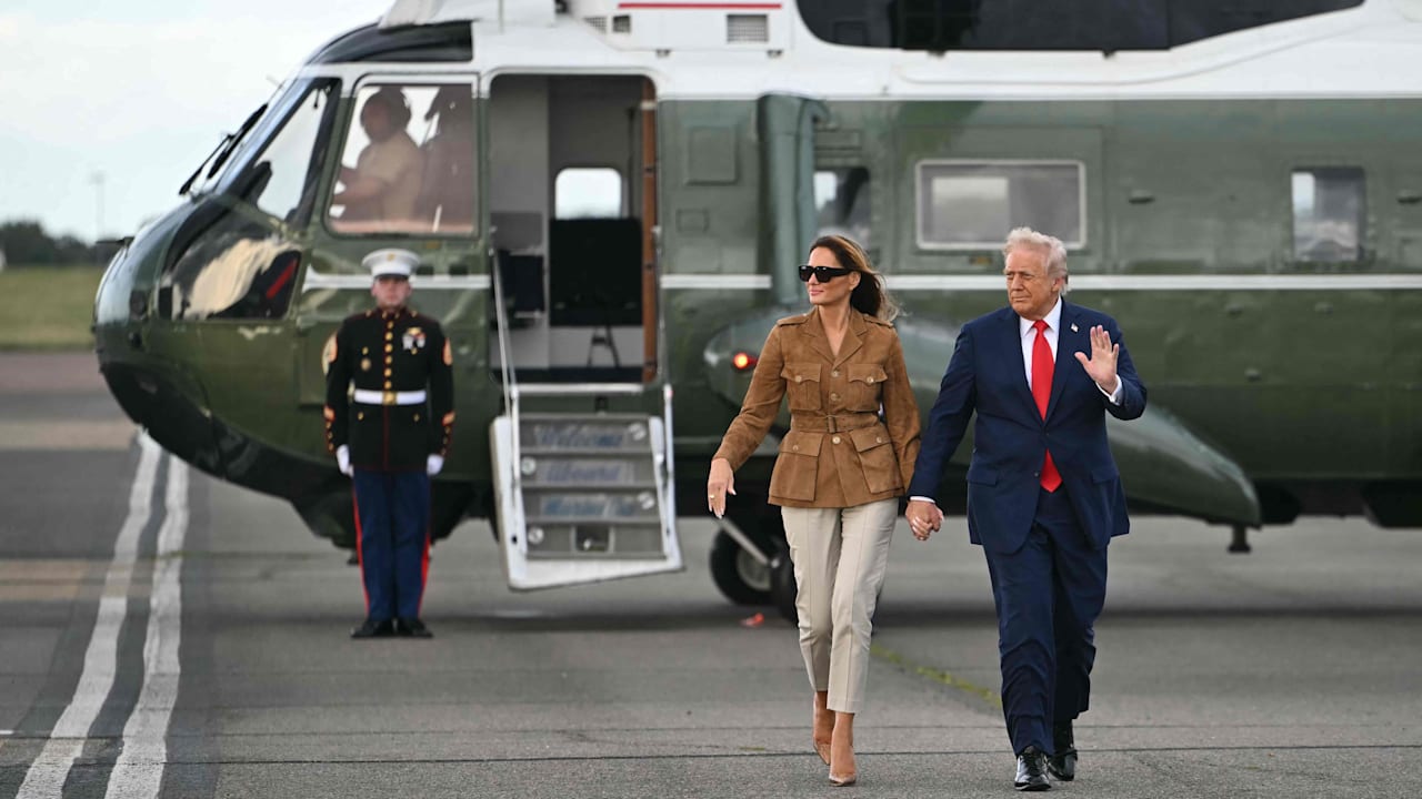 US-Präsident muss zwischenlanden: Heli-Panne bei Trump! - BILD