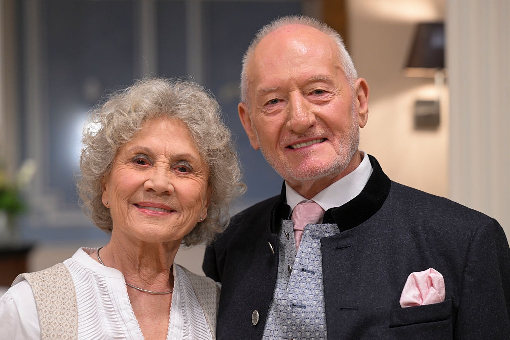 Antje Hagen mit "Sturm der Liebe"-Kollege Sepp Schauer