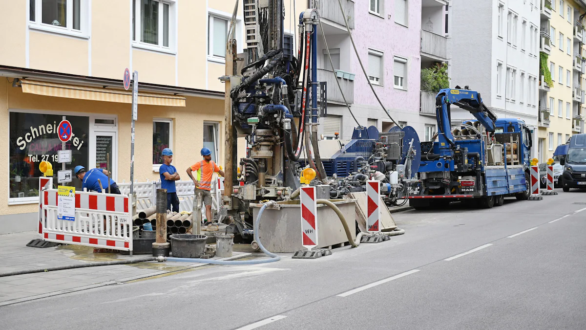 München: Probebohrungen für die U9 in bis zu 75 Meter Tiefe - München
