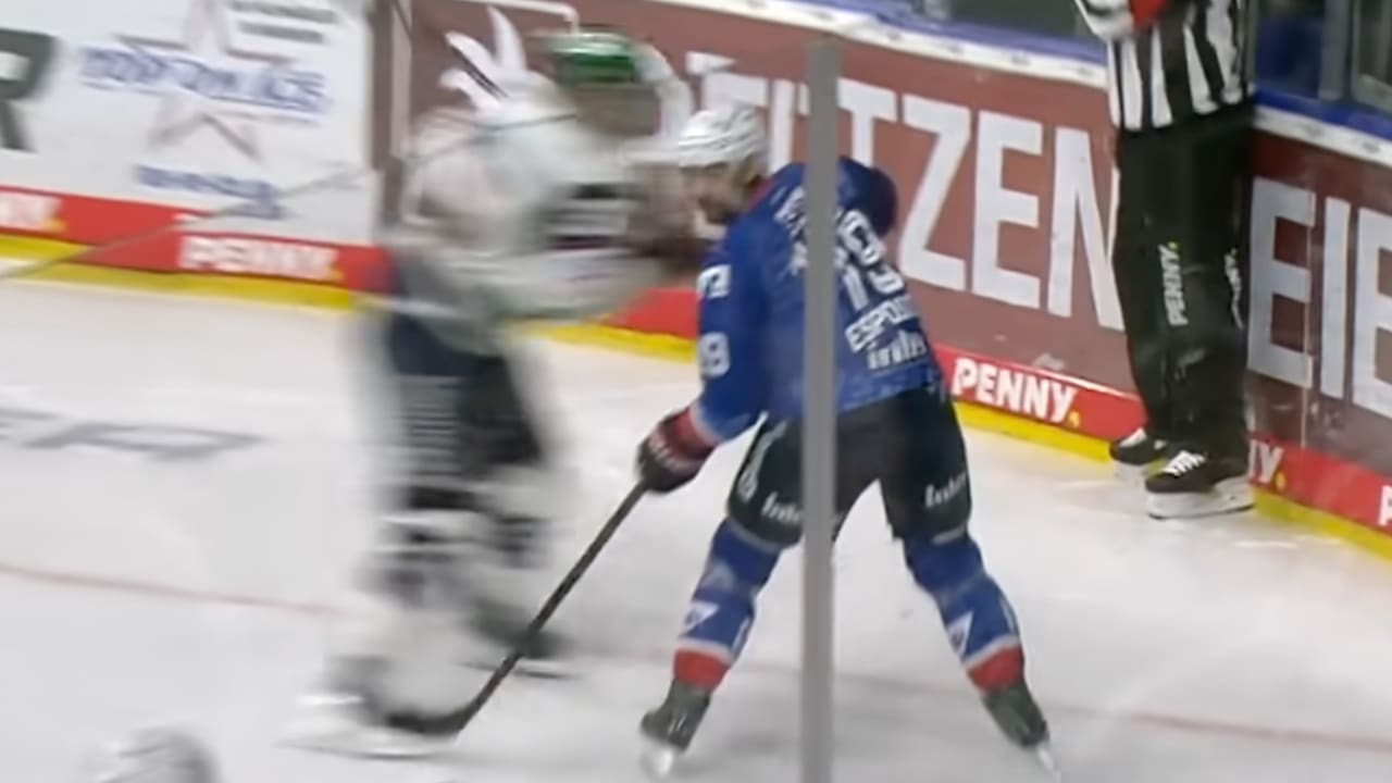 Horror-Foul in Mannheim: Eisbär Veilleux schockt Adler-Fans | Sport