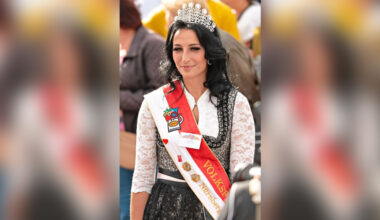 Christina Späth ist auf dem Nürnberger Herbst-Volksfest das royale Aushängeschild