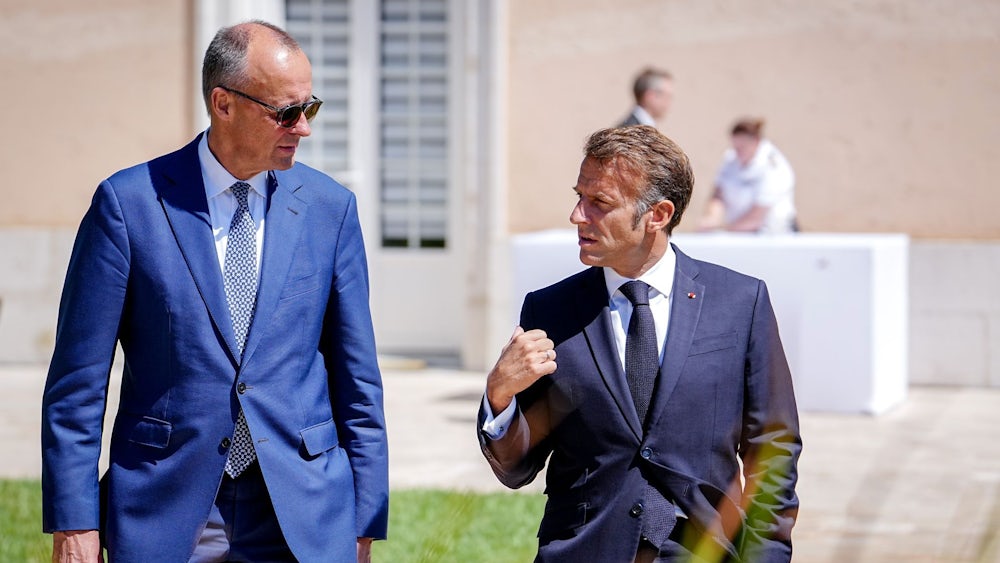 Tauschten sich zuletzt eng zum Thema aus: Bundeskanzler Friedrich Merz und Frankreichs Präsident Emmanuel Macron.