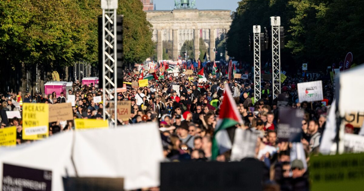 50.000 Demonstranten gegen Israels Vorgehen in Gaza