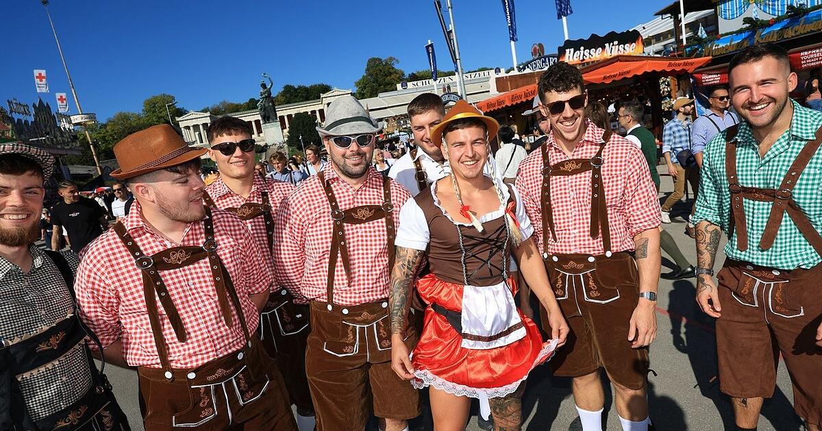 Tracht, aber auch ungewöhnliche Outfits