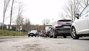 Bauarbeiten am Wertstoffhof Havkenscheider Straße in Bochum