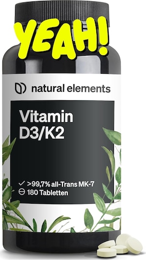 Vitamin D3/K2 Depot Tabletten (180 Stk.)