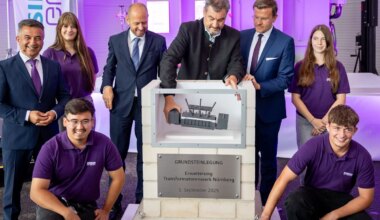 Grundsteinlegung - Siemens Energy erweitert Nürnberger Transformatorenwerk - Bayern