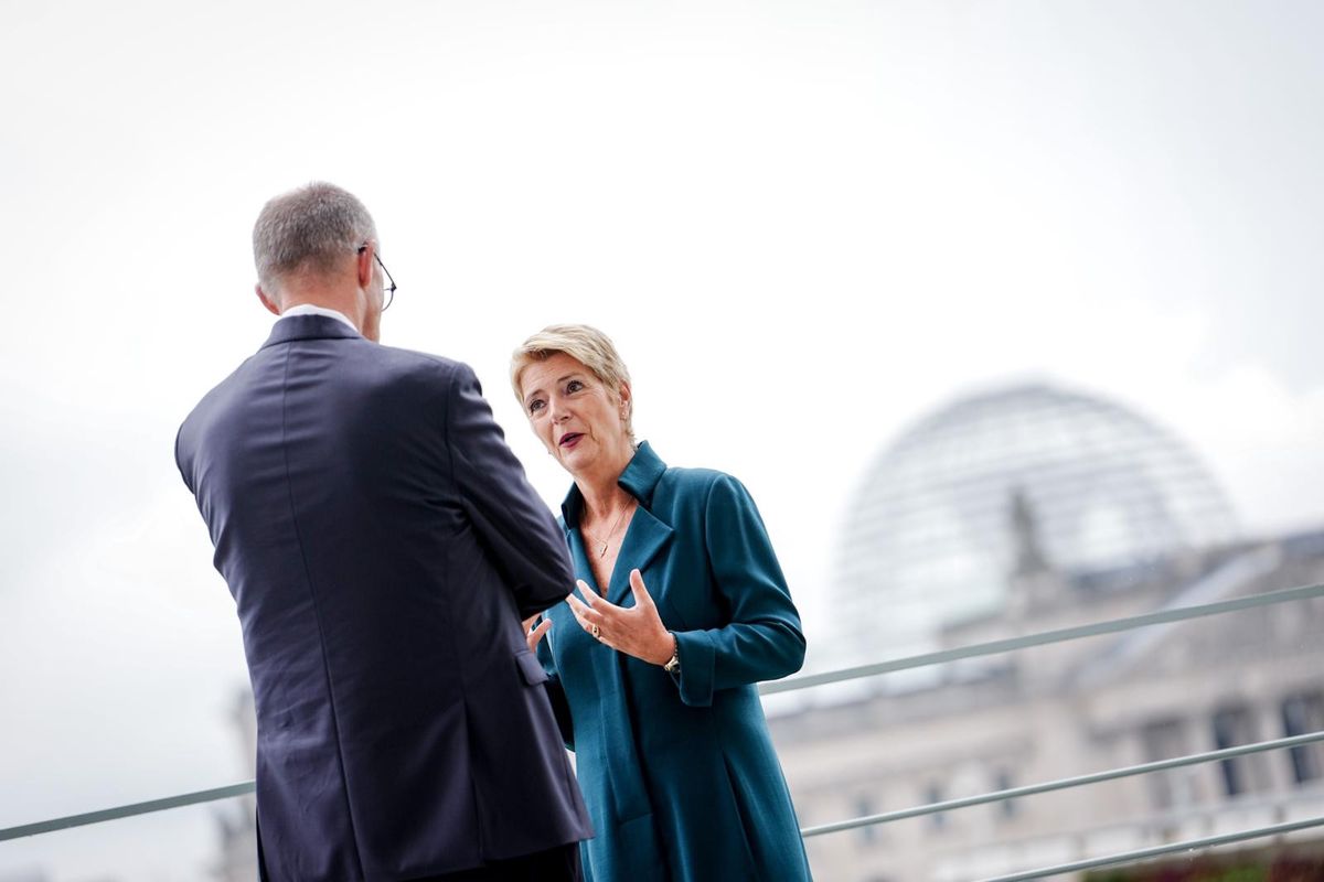 Berlin: Karin Keller-Sutter trifft deutschen Bundeskanzler Friedrich Merz