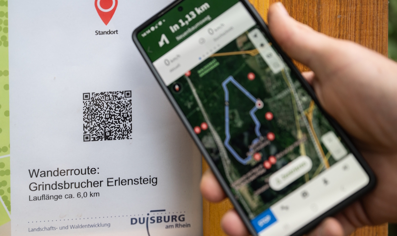 Drei attraktive Wanderrouten durch Duisburgs Seenlandschaft jetzt auch zum Download