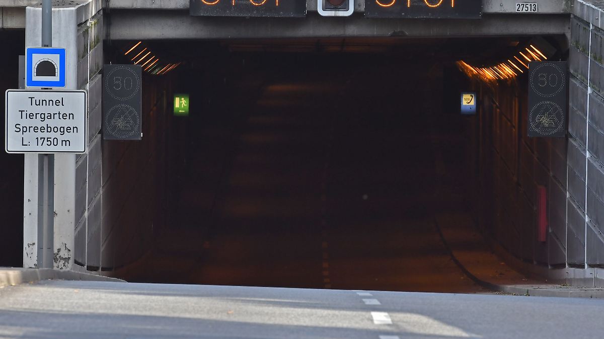 Berlin & Brandenburg: Tiergartentunnel nachts von Montag bis Freitag gesperrt