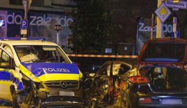 Berlin & Brandenburg: Unfall mit Einsatzfahrzeug: Drei Polizisten schwer verletzt