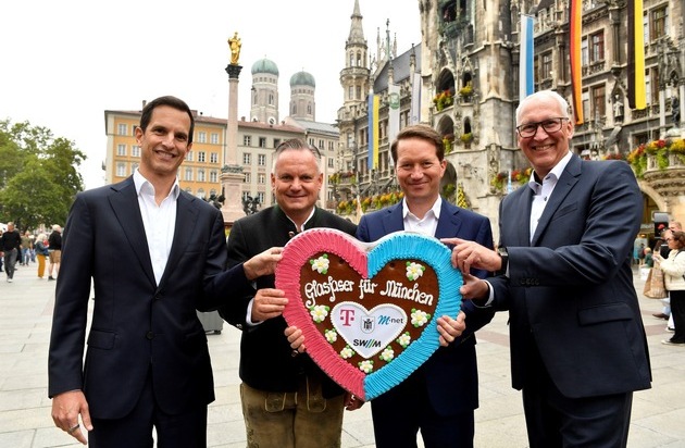 Stadtwerke München, M-net und Telekom machen München zur Glasfaser-Metropole