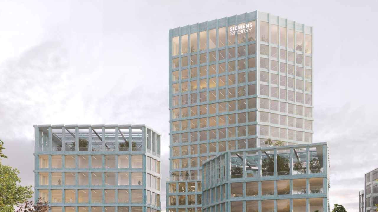 Visualisierung des Hochhausensembles in Moabit