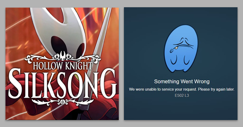 Hollow Knight: Silksong überfordert zum Launch die Steam-Server (Abbildungen: Team Cherry / Screenshot)