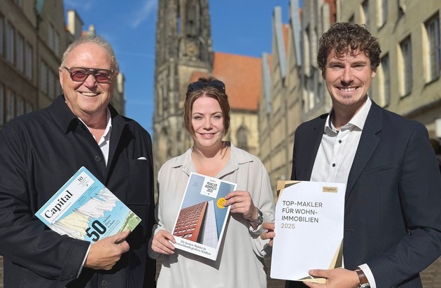HOMANN IMMOBILIEN an der Spitze Deutschlands - Höchstnote im Capital-Makler-Kompass 2025