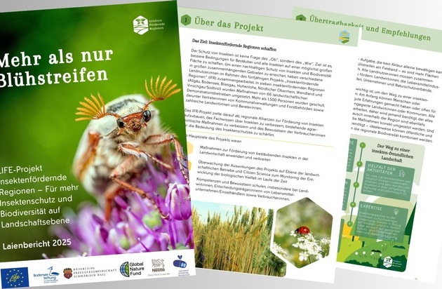 EU-Projekt „Insektenfördernde Regionen“ zieht Bilanz: 2.200 Hektar für den ...