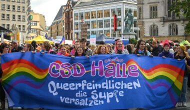 Sachsen-Anhalt: CSD in Halle: Sorge wegen rechter Proteste bleibt