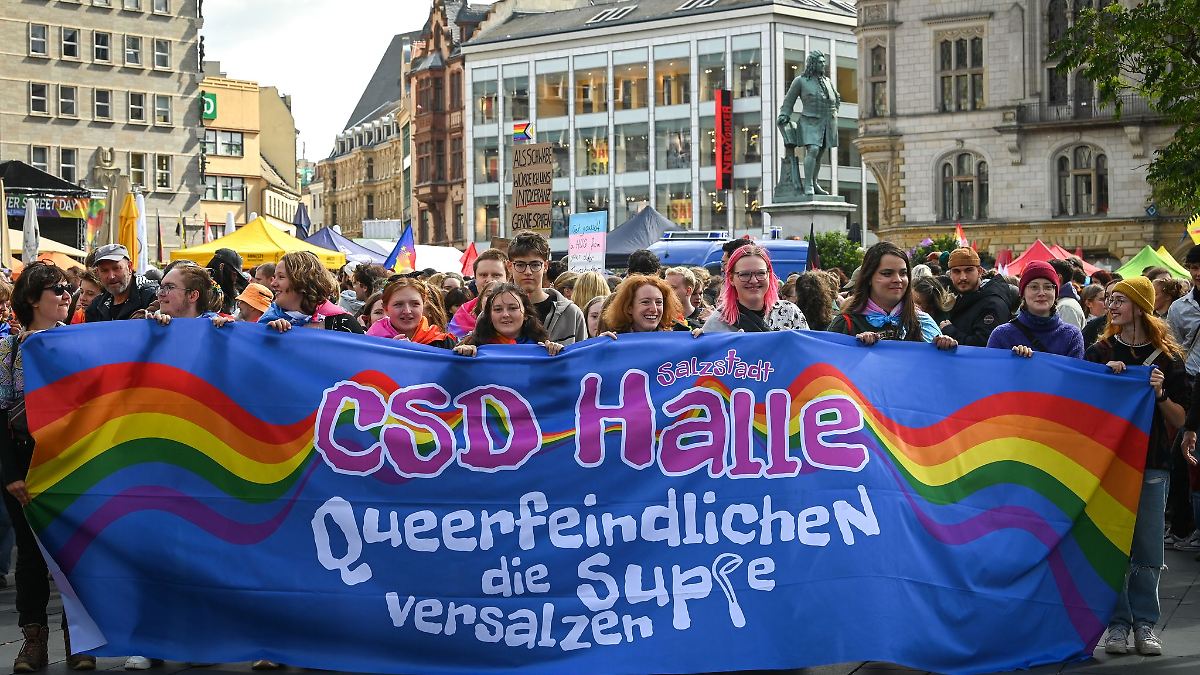 Sachsen-Anhalt: CSD in Halle: Sorge wegen rechter Proteste bleibt