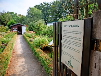 Ein Idyll mitten in der Großstadt - das Deutsche Kleingärtnermuseum in Leipzig.