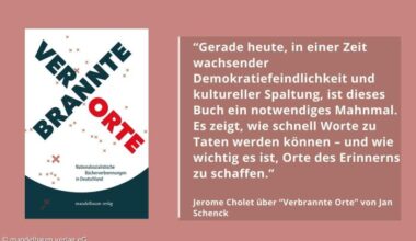Das Buchcover von "Verbrannte Orte"