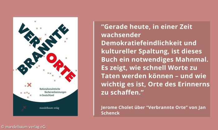 Das Buchcover von "Verbrannte Orte"