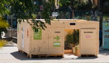 Klima-Kiste: 40.000 Besuche in der grünen Oase auf dem Kochbrunnenplatz - sensor Magazin - Wiesbaden