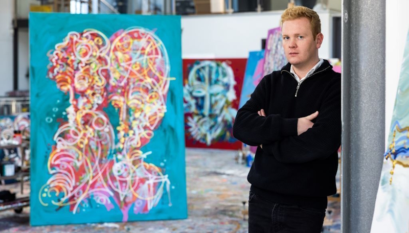 Leon Löwentraut illuminiert das Haus Westland – Mönchengladbach wird zur urbanen Kunstbühne