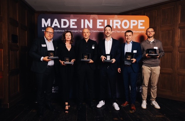 Neuer Award für Unternehmen: "Made in Europe - Award for Excellence" gestern Abend an ...