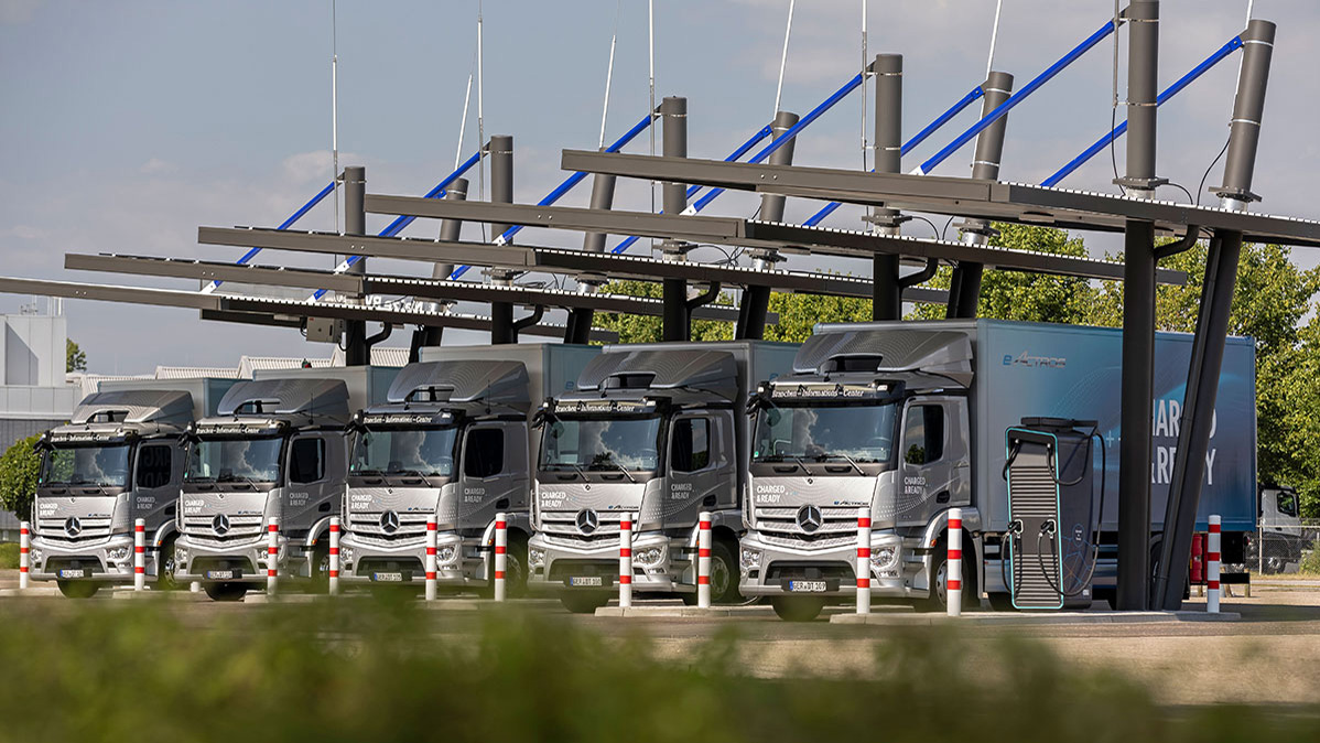 Ladeinfrastruktur für E-Lkw übertrifft die EU-Ziele - Edison