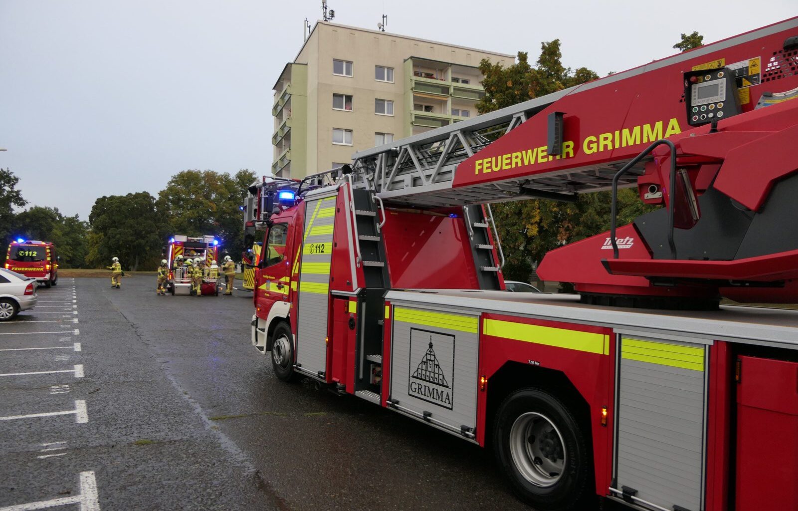 Feuerwehreinsatz in Grimma-Süd: Angebranntes Essen sorgt für Alarm