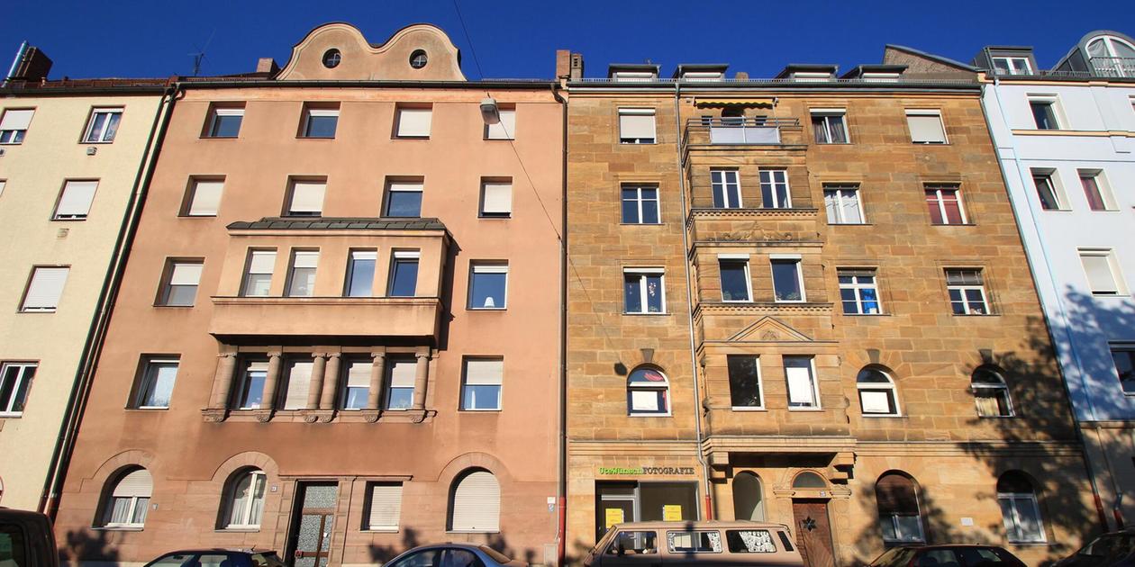 Mietshäuser am Annapark in Nürnberg