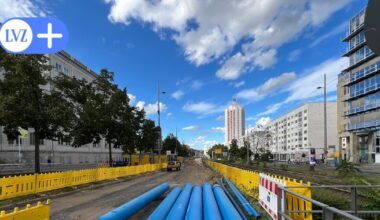 Bauarbeiten am Georgiring Leipzig verlängert – LVB kündigt Nachtarbeiten an