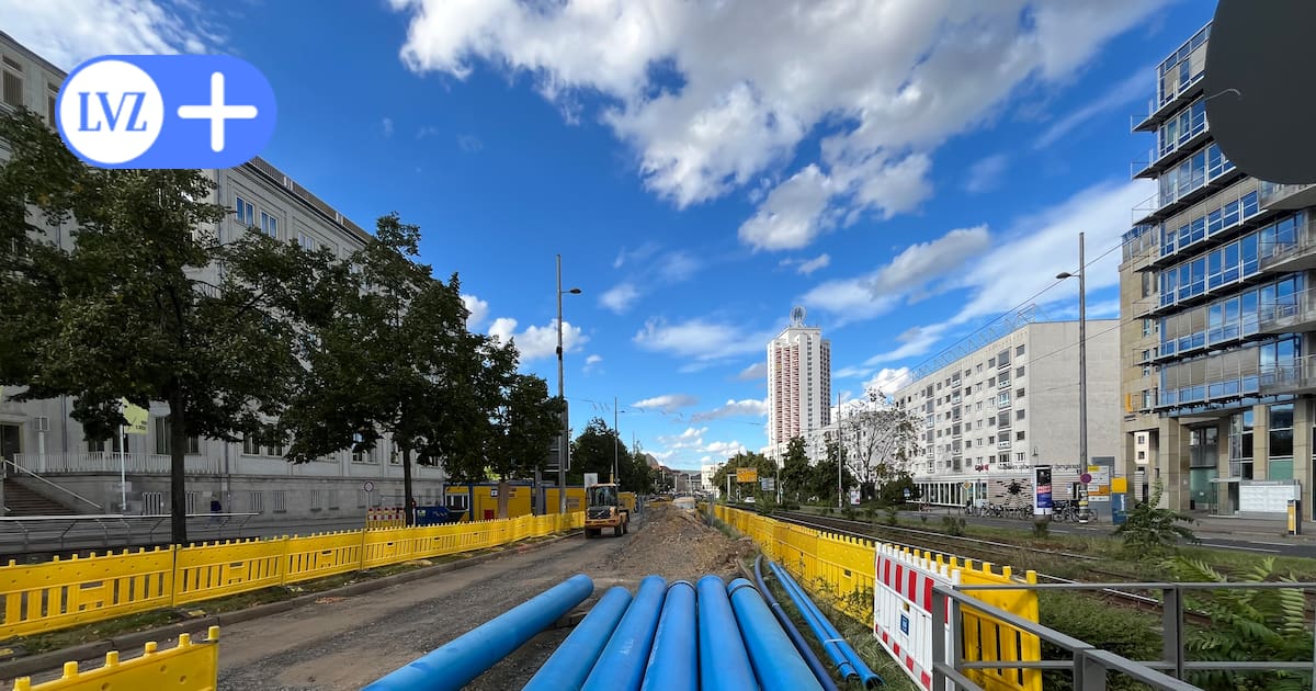 Bauarbeiten am Georgiring Leipzig verlängert – LVB kündigt Nachtarbeiten an