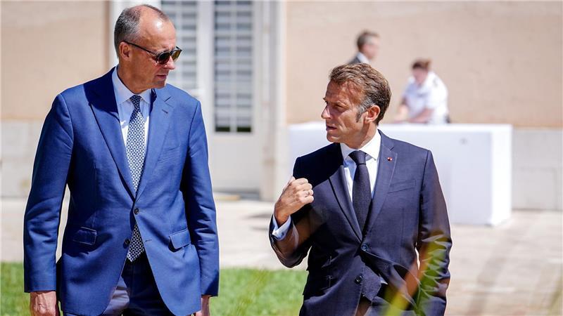 Tauschten sich zuletzt eng zum Thema aus: Bundeskanzler Friedrich Merz und Frankreichs Präsident Emmanuel Macron.