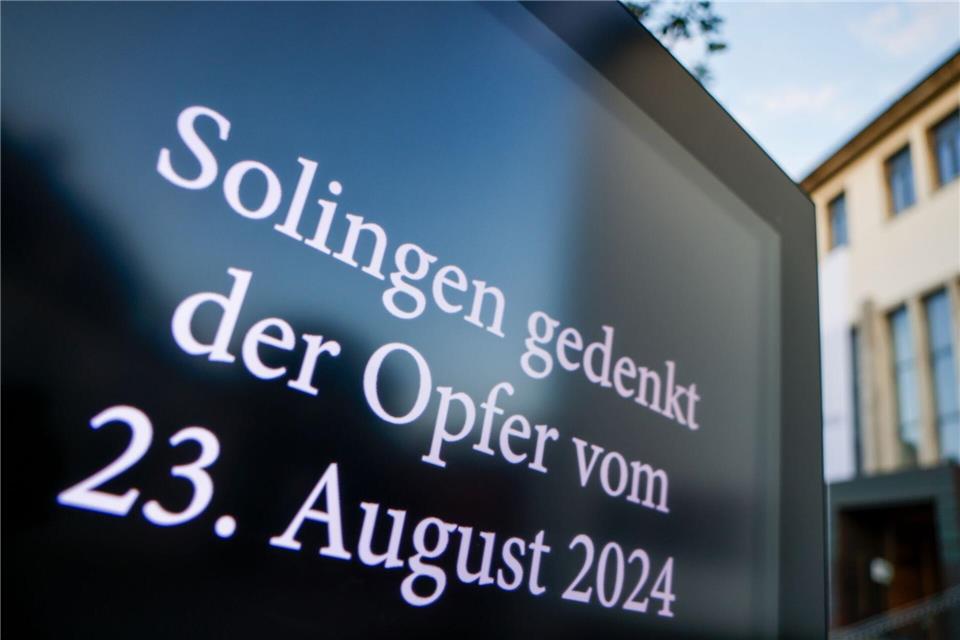 Terroranschlag von Solingen: Prozess auf der Zielgeraden Thomas Banneyer/dpa