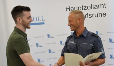 HZA-KA: Start ins Berufsleben beim Zoll/ Über 1.700 Nachwuchskräfte beginnen ...