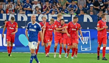 FC Schalke 04 gegen Holstein Kiel am 13.9.2025