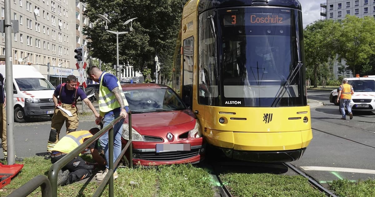 Zwei Unfälle kurz hintereinander mit Straßenbahnen in der Innenstadt