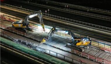 Westhofener Kreuz: Erste Brücke wird abgerissen