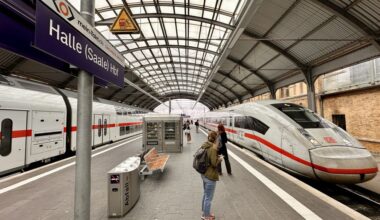 Mit dem ICE geht es ab Dezember regelmäßig von Halle auch in eine große europäische Hauptstadt.