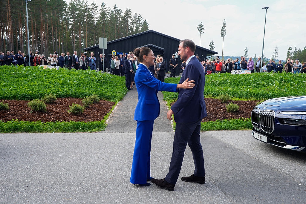 Victoria von Schweden und Haakon von Norwegen am 10. September 2025
