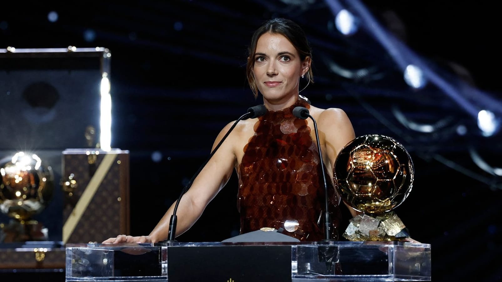 Aitana Bonmatí: Die Spanierin hat zum dritten Mal in Serie den Ballon d'Or gewonnen.
