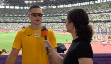 Leichtathletik-WM: ZDF-Moderatorin mit Brillen-Ansage an Zehnkämpfer | Sport