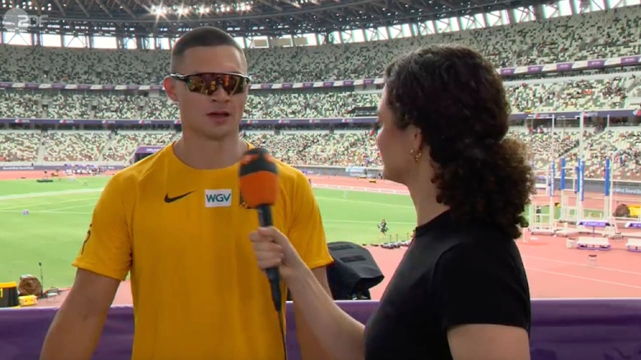 Leichtathletik-WM: ZDF-Moderatorin mit Brillen-Ansage an Zehnkämpfer | Sport