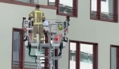 Feuerwehrmann macht Antrag auf Drehleiter – mit Sirenen und Blaulicht | Regional