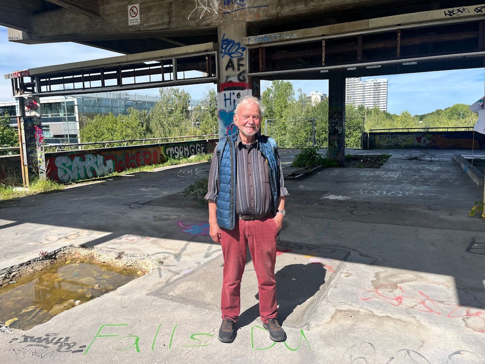 Der ehemalige Stadtplaner Frank Becker-Nickels fordert für das Areal einfache Lösungen, um es nutzbar zu machen.